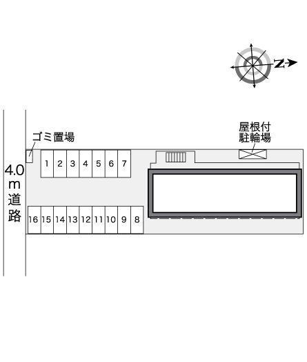 ＳＯＵＴＨＷＩＮＤ(26864)の駐車配置図