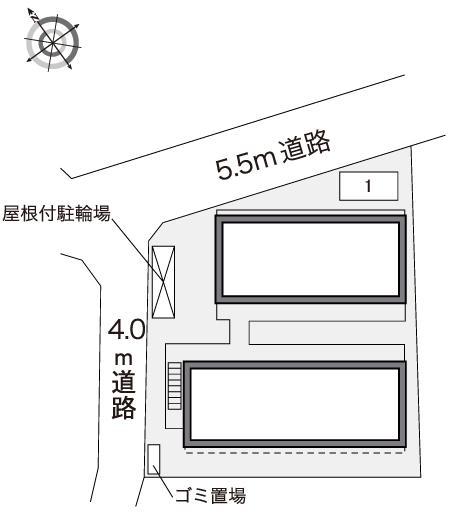 学園南(41293)の駐車配置図