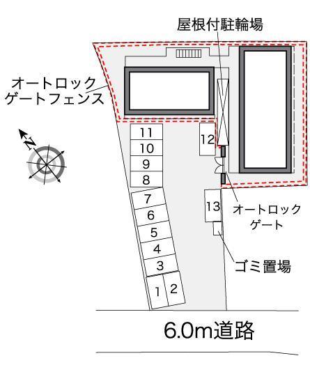 Ｙｓ　ＣＯＵＲＴ(37480)の駐車配置図
