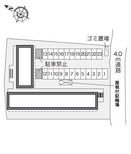 グランプラス(29814)の駐車配置図