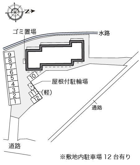 あわの(40718)の駐車配置図
