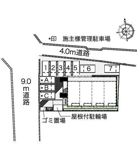 ＭＯＲＩＹＡ(43039)の駐車配置図