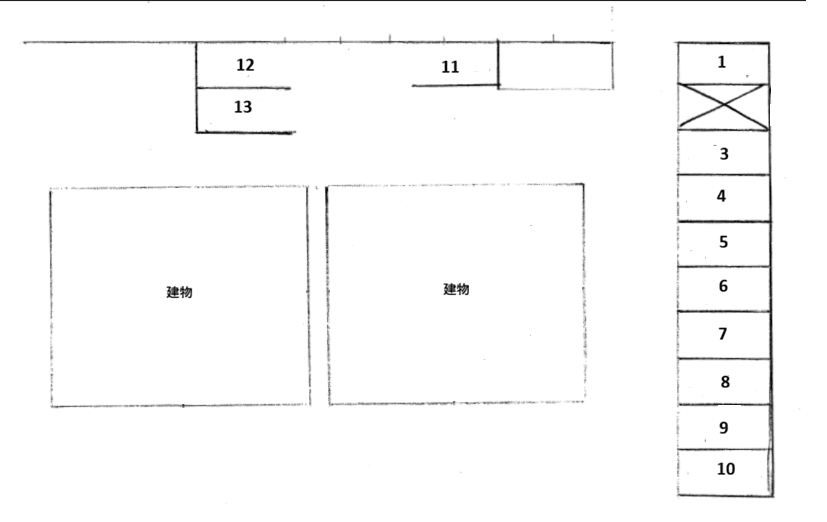 セジュールサイソン　A・Bの駐車配置図