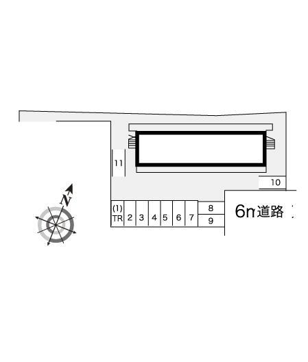 半田(8061)の駐車配置図