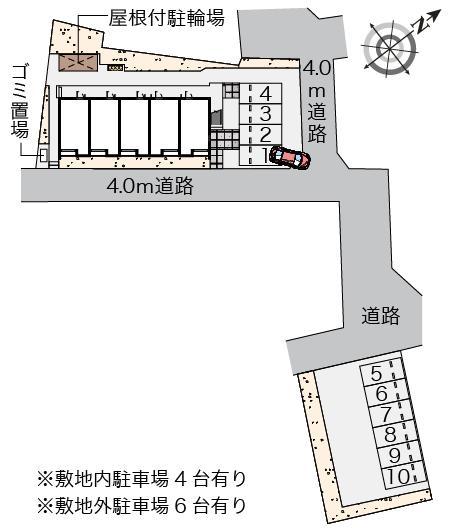 クレイノジュネスピューパⅣ(58015)の駐車配置図