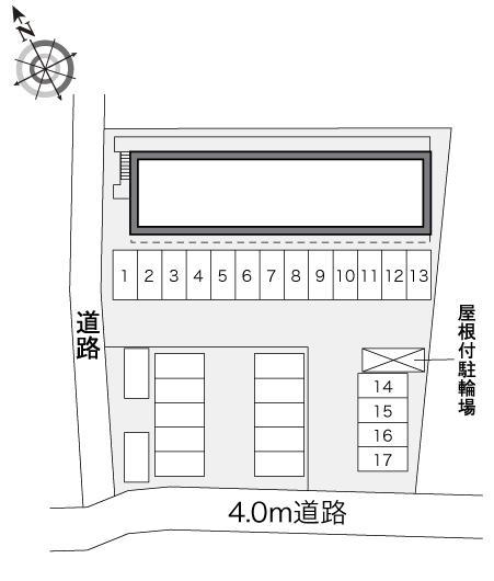 ソレイユ(28410)の駐車配置図