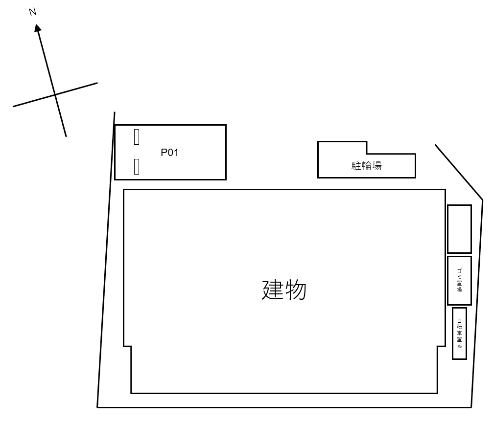 CB七里ｱｳﾙの駐車配置図