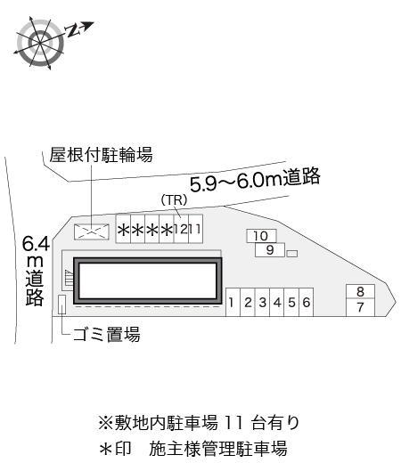 ＭｏｏｎＰａｌａｃｅ９８(16197)の駐車配置図