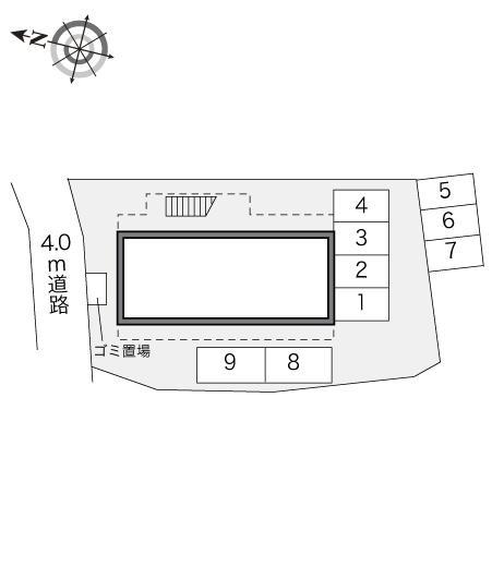 アトリオⅡ(18168)の駐車配置図