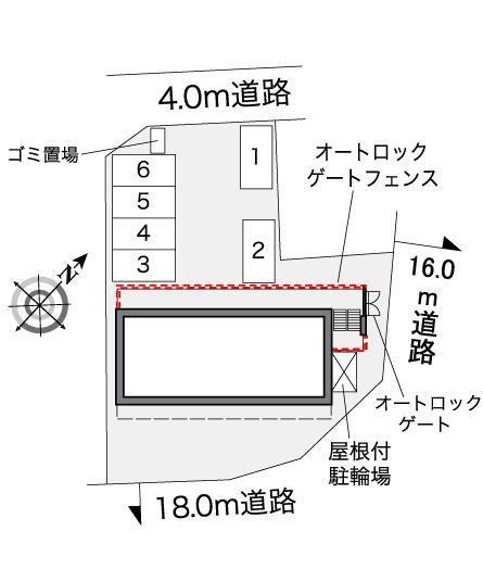 金華苑(36666)の駐車配置図