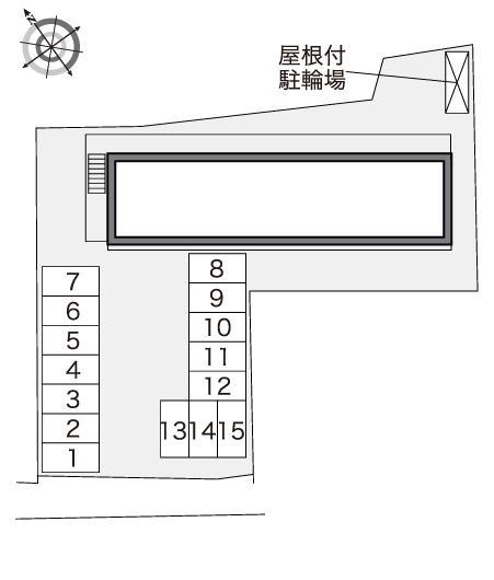 ＵＴＳＵＭＩ(40301)の駐車配置図