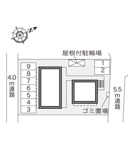 Ｍ１(31100)の駐車配置図