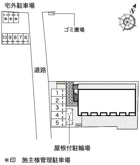 内町(54187)の駐車配置図