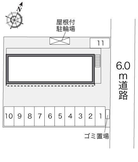 ウェルカム(33127)の駐車配置図