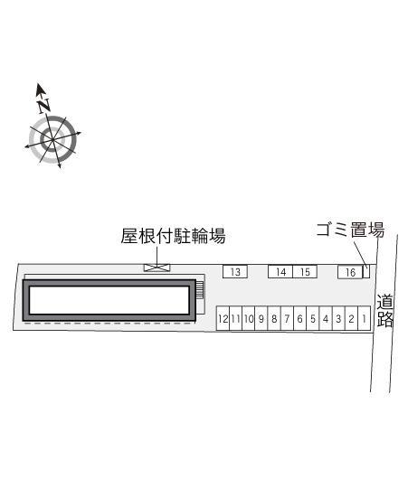 千代崎コースト(31153)の駐車配置図