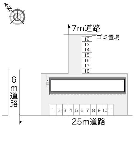 Ｒｉｎｇｎｅ(16477)の駐車配置図