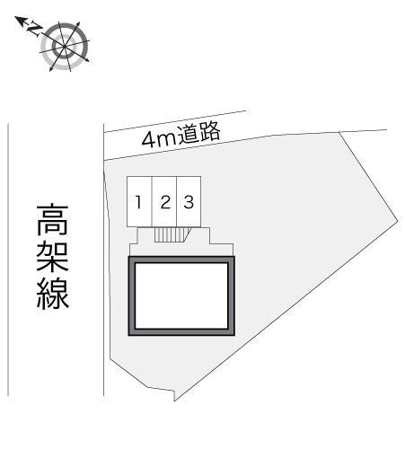 ＩＴＡＴＳＵ(13502)の駐車配置図
