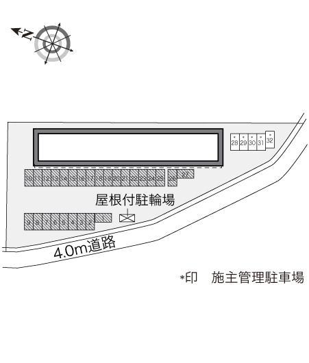 赤坂　壱番館(31078)の駐車配置図