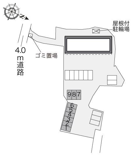 ＨａｗｋｓⅡ(31163)の駐車配置図