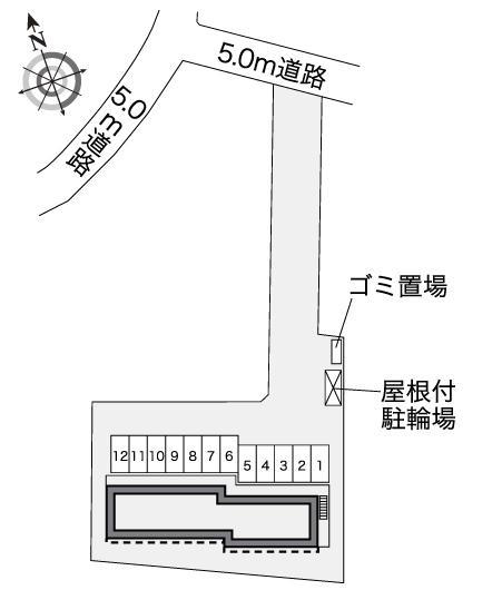 サンロード(41892)の駐車配置図