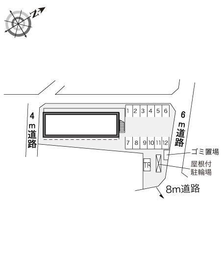 山久(16219)の駐車配置図
