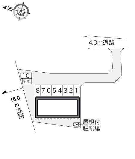 南大門Ⅱ(31406)の駐車配置図