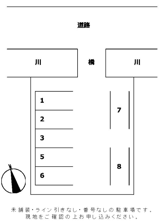 伊原Ｐの駐車配置図