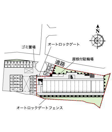 コスモＭＫ(38714)の駐車配置図
