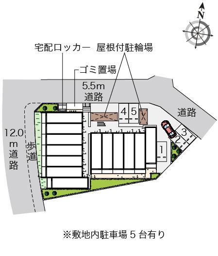 クレイノルナ　ルミエール三郷(58216)の駐車配置図