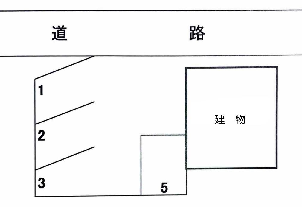 仲文雄駐車場の駐車配置図
