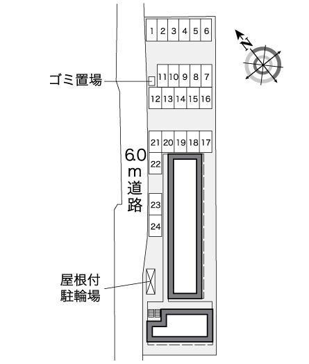 岸和田５(36756)の駐車配置図