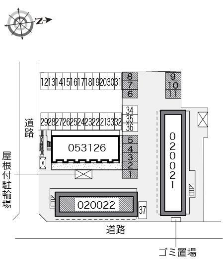 船津(20022)の駐車配置図