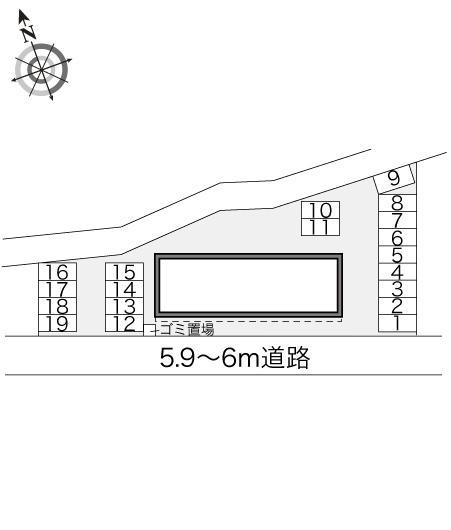 陣場(13336)の駐車配置図