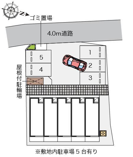 コンフォート安行原(46040)の駐車配置図