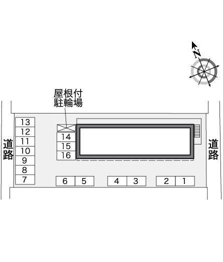 両郷コート(36447)の駐車配置図