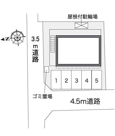ピュアリストⅢ(37382)の駐車配置図
