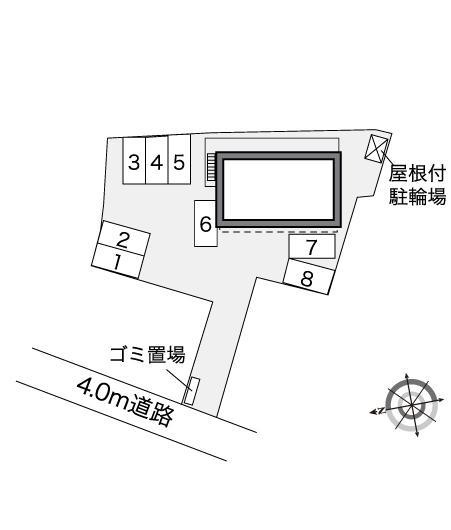 アルカディア白川Ⅲ(40079)の駐車配置図