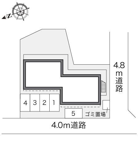 セレステ青葉(22866)の駐車配置図