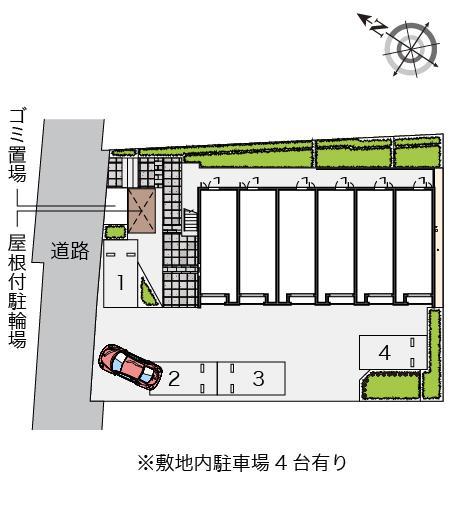 クレイノ桜ルミナス(56720)の駐車配置図
