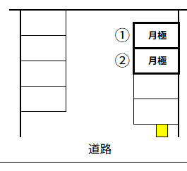 伊勢原下糟屋第１の駐車配置図
