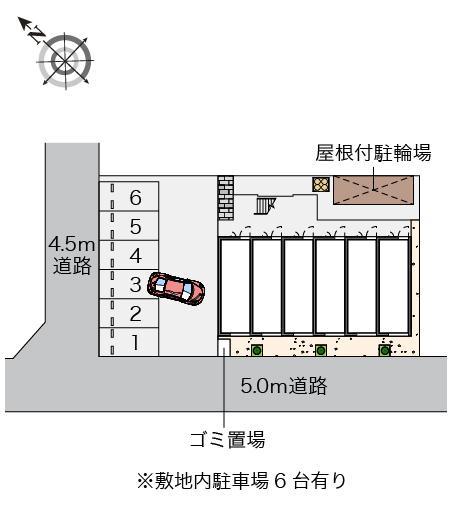 メルベーユ泉(47347)の駐車配置図
