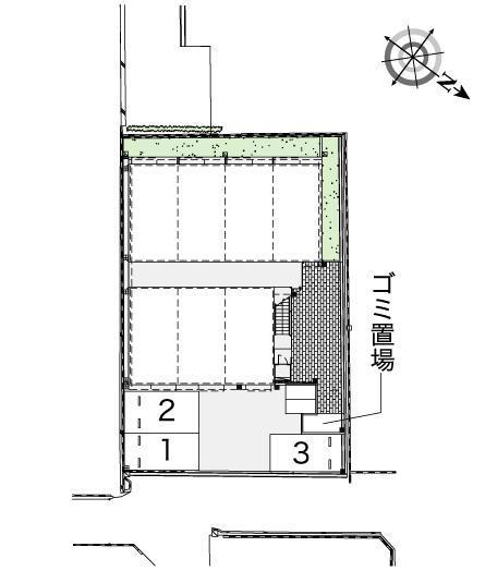 ハワース(43769)の駐車配置図
