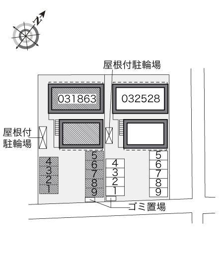 アゼリアⅠ(31863)の駐車配置図
