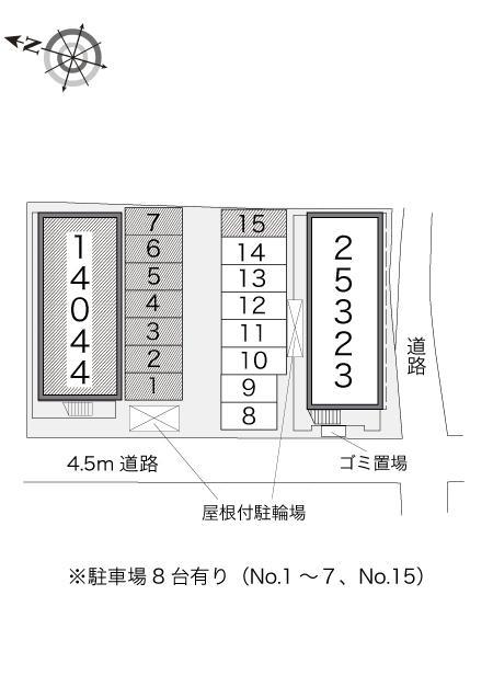 エスペランサ(14044)の駐車配置図