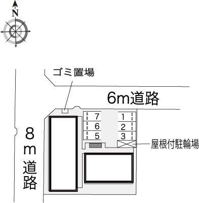 エスポワールメゾン(19121)の駐車配置図