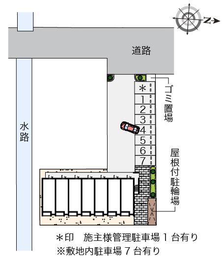 ＧＡＩＡ(55566)の駐車配置図