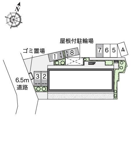 ピュアライズパートⅡ(43086)の駐車配置図