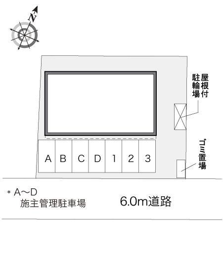 サンライズ　Ⅱ(34897)の駐車配置図