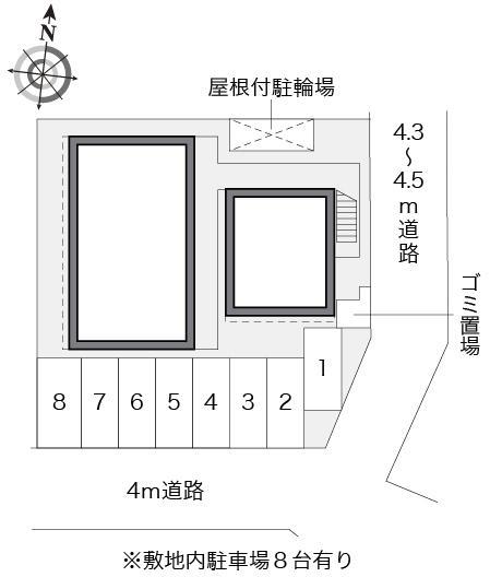 Ｇｌｏｂａｌ　Ｏｎｅ(19799)の駐車配置図