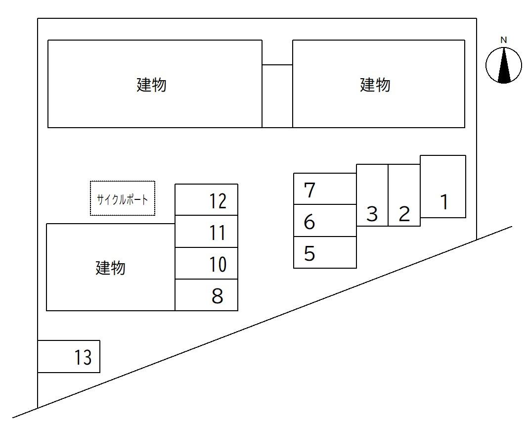 60755DUPLEX BLOOM Aの駐車配置図